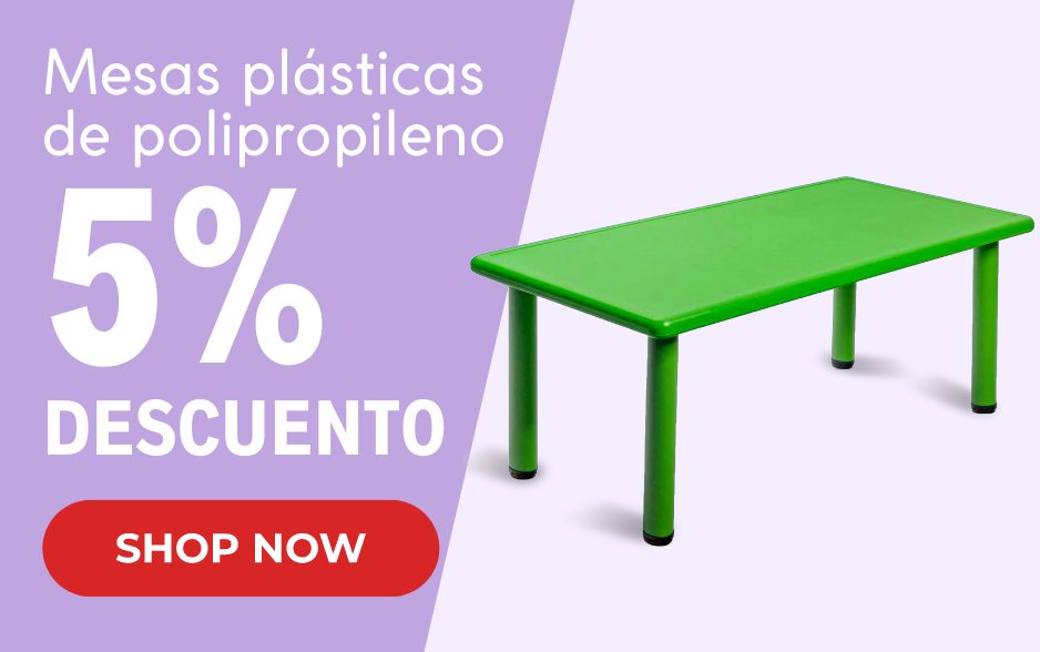 Mesa plastica verde